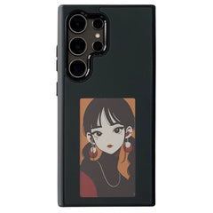 For Samsung Galaxy S25 Ultra E Ink Phone Cover 4-Color Display Pattern Customized Case