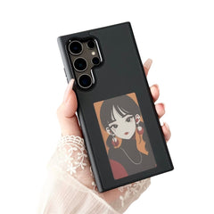 For Samsung Galaxy S25 Ultra E Ink Phone Cover 4-Color Display Pattern Customized Case
