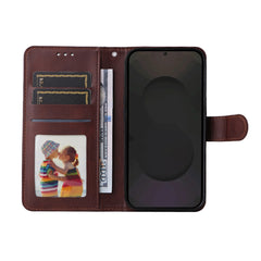 Für Samsung Galaxy S25 FE PU-Leder-Brieftaschenhülle ENKAY HAT PRINCE Telefonständerabdeckung mit gehärtetem Glas 
