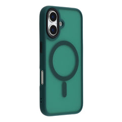 For iPhone 16 Case Compatible with MagSafe Skin-Touch PC + TPU Phone Cover