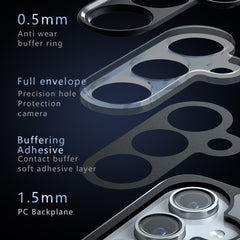 For Samsung Galaxy S25 Case Skin-Touch TPU + PC Matte Phone Shell, Transparent Black