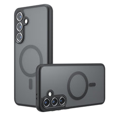 For Samsung Galaxy S25+ Case Compatible with MagSafe TPU + PC Matte Skin Touch Phone Cover