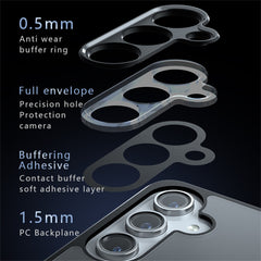 For Samsung Galaxy S25+ Case TPU + PC Shockproof Clear Phone Cover