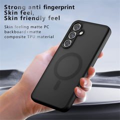 For Samsung Galaxy S24+ Case Compatible with MagSafe TPU + PC Matte Skin Touch Phone Cover