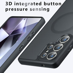 For Samsung Galaxy S23 Ultra Case Compatible with MagSafe TPU + PC Matte Skin Touch Phone Cover