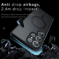 For Samsung Galaxy S23 Ultra Case Compatible with MagSafe TPU + PC Matte Skin Touch Phone Cover
