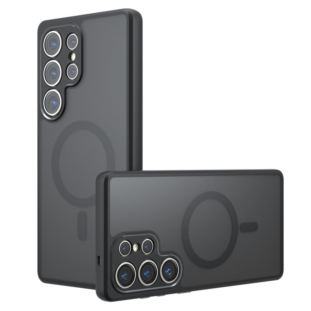 For Samsung Galaxy S22 Ultra 5G Case Compatible with MagSafe TPU + PC Matte Skin Touch Phone Cover