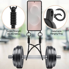 For Samsung Galaxy S25 Edge Liquid Silicone Case  Phone Back Cover with Card Holder and Short Strap