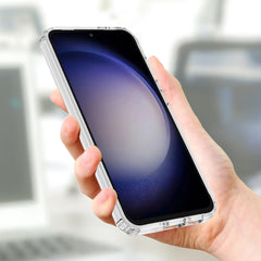 For Samsung Galaxy S25 FE Clear Phone Case Compatible with MagSafe TPU+Acrylic Back Cover
