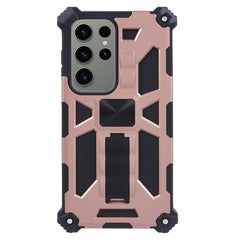 Für Samsung Galaxy S25 Ultra Handyhülle Kickstand Fallschutz PC + TPU Rückseite 