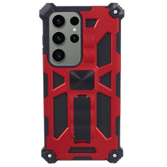Für Samsung Galaxy S25 Ultra Handyhülle Kickstand Fallschutz PC + TPU Rückseite 