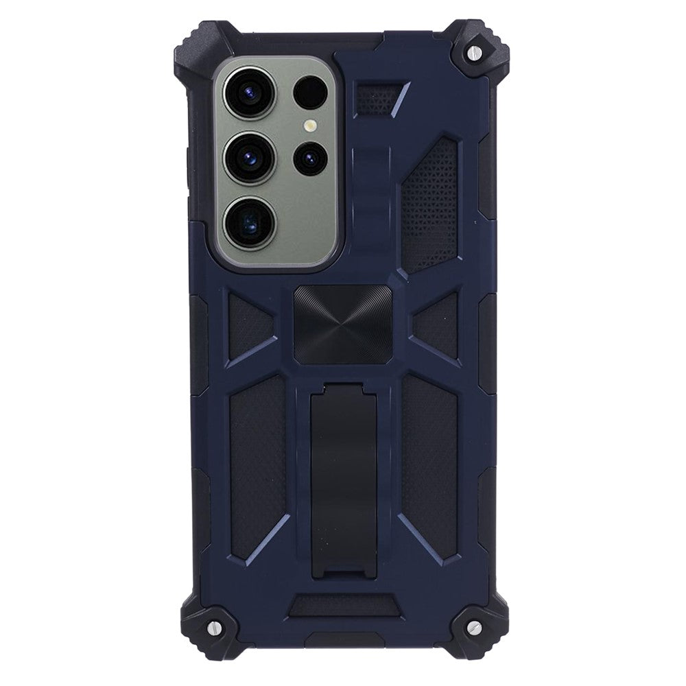 Für Samsung Galaxy S25 Ultra Handyhülle Kickstand Fallschutz PC + TPU Rückseite 
