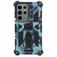 Coque de protection militaire en polycarbonate et TPU pour Samsung Galaxy S25 Ultra, motif camouflage 