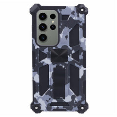 Coque de protection militaire en polycarbonate et TPU pour Samsung Galaxy S25 Ultra, motif camouflage 