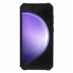 For Samsung Galaxy S25 FE Case Kickstand Slide Lens Lid PC + TPU Phone Cover with Card Slot
