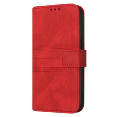 For Samsung Galaxy S25 FE Case Wallet Skin-Touch Leather Imprinted Phone Cover with Wrist Strap