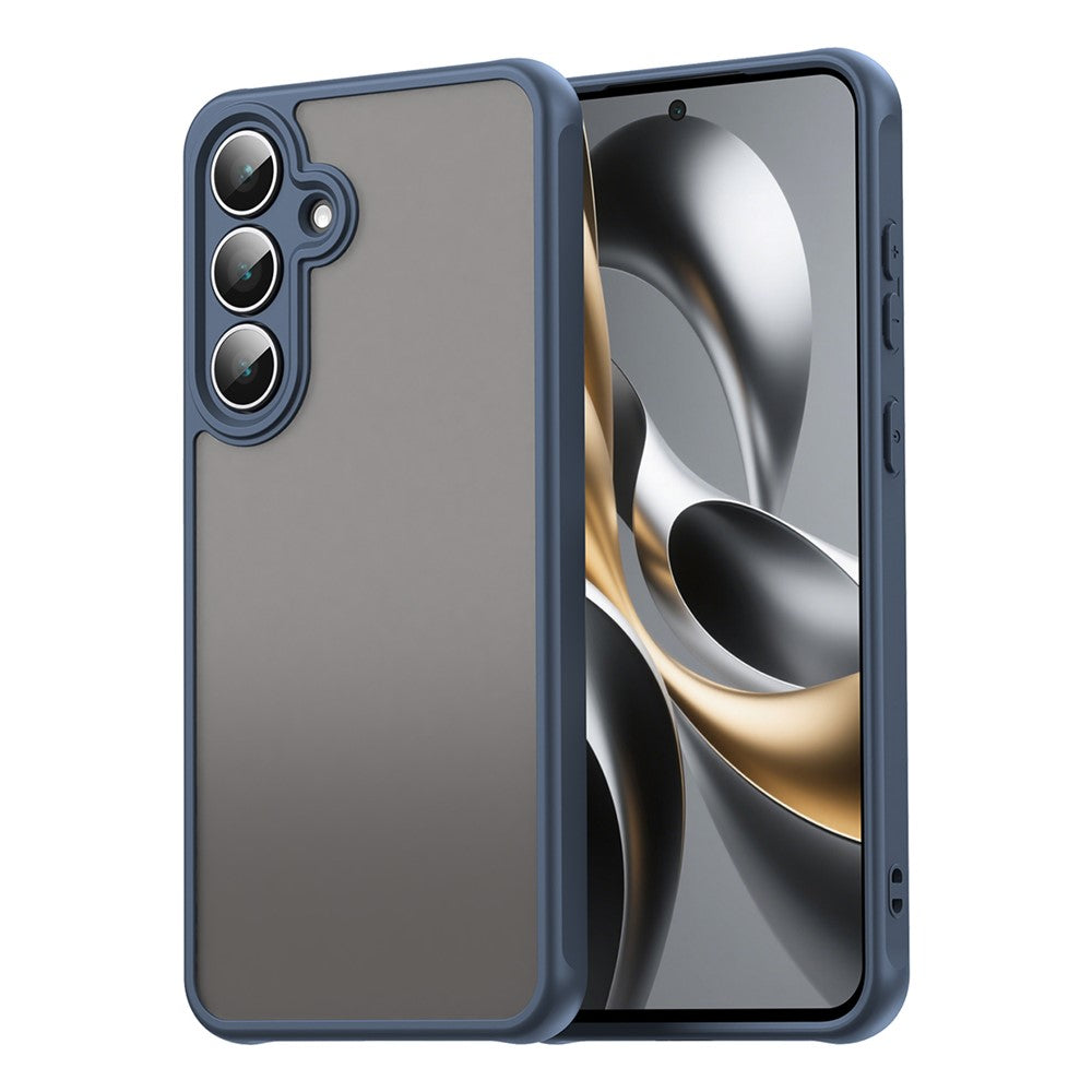 For Samsung Galaxy S25 FE Case Drop Proof Airbags Frosted Translucent PC + TPU Phone Back Cover - TechGearPal