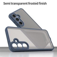 For Samsung Galaxy S25 FE Case Drop Proof Airbags Frosted Translucent PC + TPU Phone Back Cover