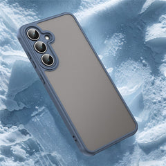 For Samsung Galaxy S25 FE Case Drop Proof Airbags Frosted Translucent PC + TPU Phone Back Cover