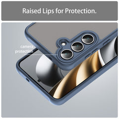 For Samsung Galaxy S25 FE Case Drop Proof Airbags Frosted Translucent PC + TPU Phone Back Cover