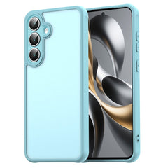 For Samsung Galaxy S25 FE Case Drop Proof Airbags Frosted Translucent PC + TPU Phone Back Cover