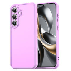 For Samsung Galaxy S25 FE Case Drop Proof Airbags Frosted Translucent PC + TPU Phone Back Cover