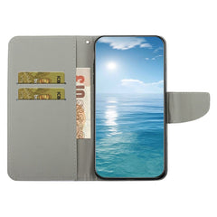 Für Samsung Galaxy S25 FE Hülle Musterdruck Schutzhülle aus Leder Folio-Telefonabdeckung mit Handschlaufe 