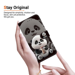 For Samsung Galaxy S25 Edge Leather Case Stand Wallet Pattern Printing Phone Cover with Wrist Strap