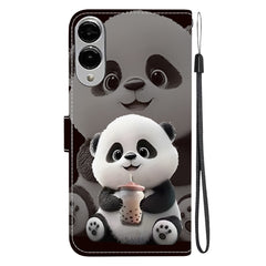 For Samsung Galaxy S25 Edge Leather Case Stand Wallet Pattern Printing Phone Cover with Wrist Strap