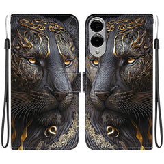 For Samsung Galaxy S25 Edge Leather Case Stand Wallet Pattern Printing Phone Cover with Wrist Strap