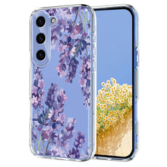 For Samsung Galaxy S24 Case Butterfly Floral Pattern Printing TPU Phone Back Cover