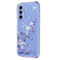 For Samsung Galaxy S25 FE Case Butterfly Floral Pattern Printing TPU Phone Back Cover