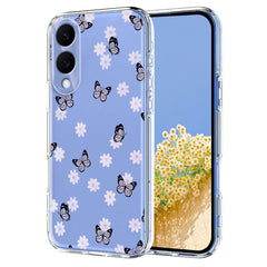 For Samsung Galaxy S25 Edge Case Butterfly Floral Pattern Printing TPU Phone Back Cover