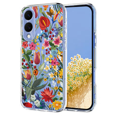 For Samsung Galaxy S25 Edge Case Butterfly Floral Pattern Printing TPU Phone Back Cover