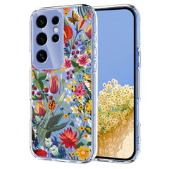 For Samsung Galaxy S25 Ultra Case Butterfly Floral Pattern Printing TPU Phone Back Cover