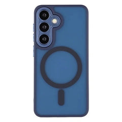 For Samsung Galaxy S25 FE Back Cover Compatible with MagSafe WANLONFENG QB1 Series PC TPU Shockproof Phone Case