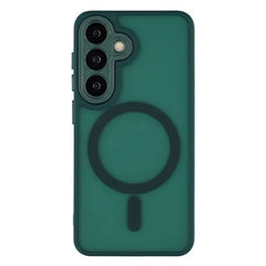 For Samsung Galaxy S25 FE Case Compatible with MagSafe WANLONFENG QB Series PC TPU Phone Cover with Screen Film