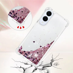 For Samsung Galaxy S25 Edge TPU Case Glitter Quicksand Shockproof Phone Back Cover