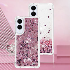 For Samsung Galaxy S25 Edge TPU Case Glitter Quicksand Shockproof Phone Back Cover