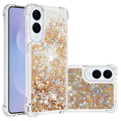 For Samsung Galaxy S25 Edge TPU Case Glitter Quicksand Shockproof Phone Back Cover