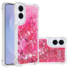 For Samsung Galaxy S25 Edge TPU Case Glitter Quicksand Shockproof Phone Back Cover