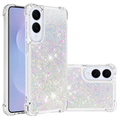 For Samsung Galaxy S25 Edge TPU Case Glitter Quicksand Shockproof Phone Back Cover