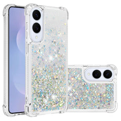 For Samsung Galaxy S25 Edge TPU Case Glitter Quicksand Shockproof Phone Back Cover
