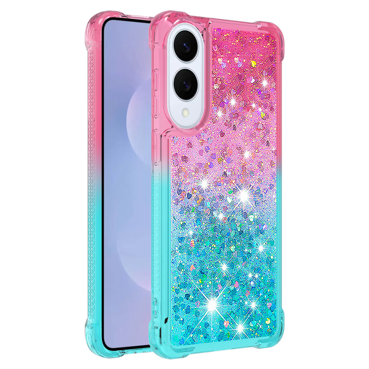 For Samsung Galaxy S25 Edge TPU Case Gradient Quicksand Phone Back Cover - TechGearPal