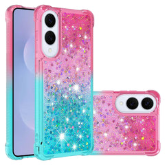 For Samsung Galaxy S25 Edge TPU Case Gradient Quicksand Phone Back Cover