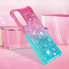 For Samsung Galaxy S25 Edge TPU Case Gradient Quicksand Phone Back Cover