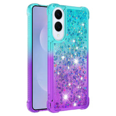 For Samsung Galaxy S25 Edge TPU Case Gradient Quicksand Phone Back Cover