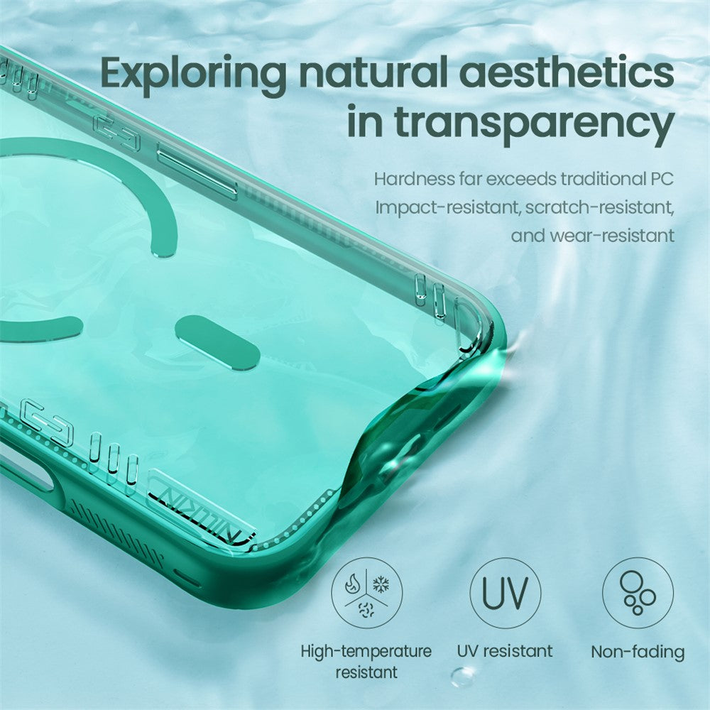 NILLKIN Iceblade CamProp iPhone 17 Pro Max Case | PC+TPU | Magnetic Kickstand with Clear Lens Cover - TechGearPal