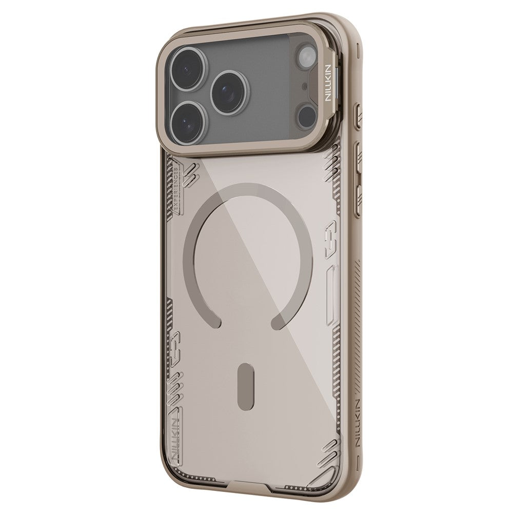 NILLKIN Iceblade CamProp iPhone 17 Pro Max Case | PC+TPU | Magnetic Kickstand with Clear Lens Cover - TechGearPal