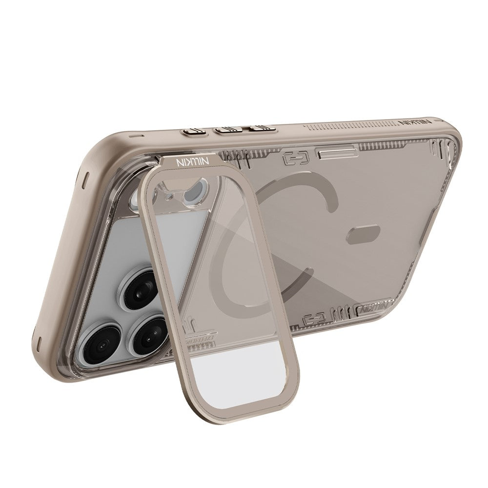 NILLKIN Iceblade CamProp iPhone 17 Pro Max Case | PC+TPU | Magnetic Kickstand with Clear Lens Cover - TechGearPal